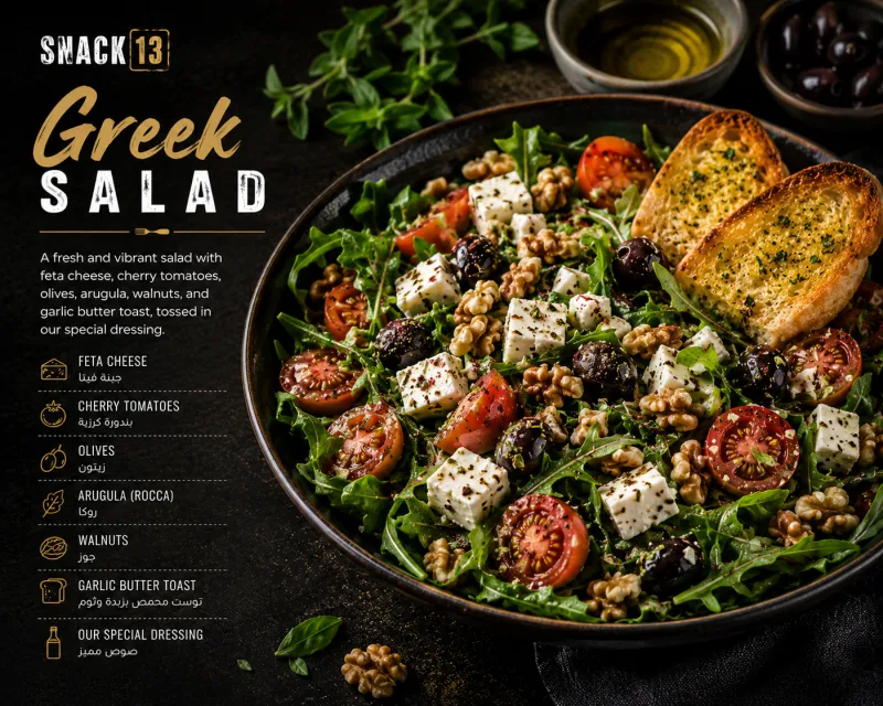 سلطة يونانية - Greek Salad