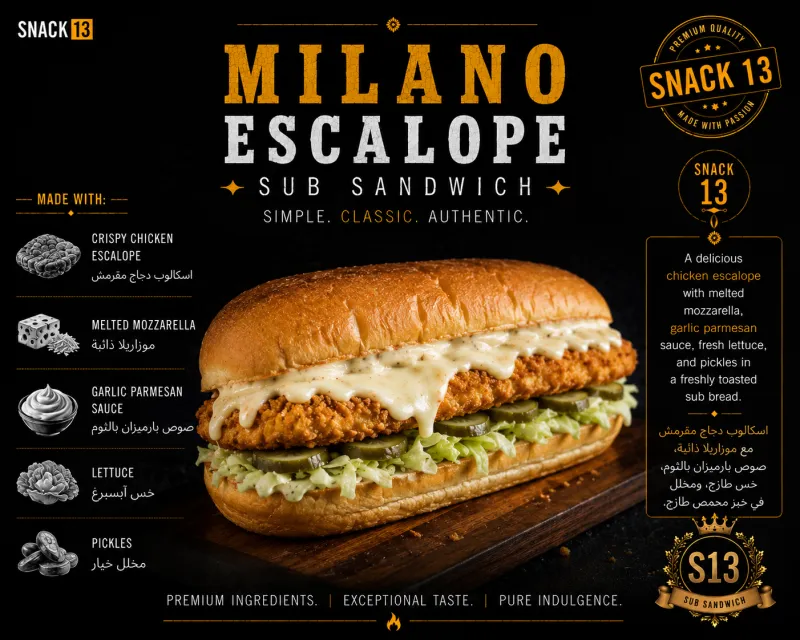 اسكالوب ميلانو - Milano Escalope